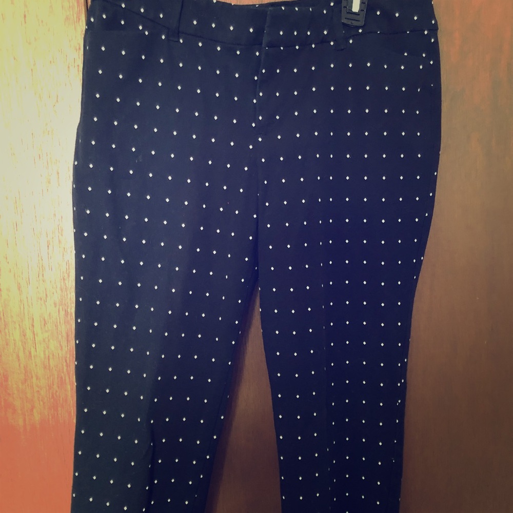 Old Navy Women’s Size 12 Black Polka Dots Pants